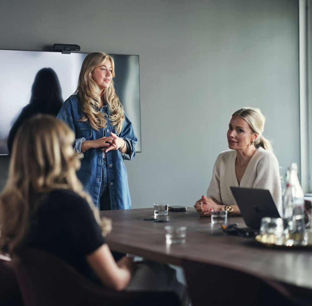 Women in office meeting